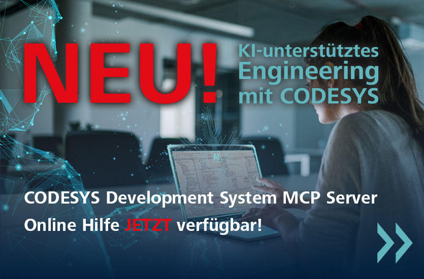 NEU! KI-unterstütztes Engineering mit CODESYS – CODESYS Development System MCP Server Online Hilfe jetzt verfügbar